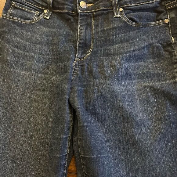 PAIGE Dark Wash Peg Skinny Jeans Size 30 - Picture 10 of 13